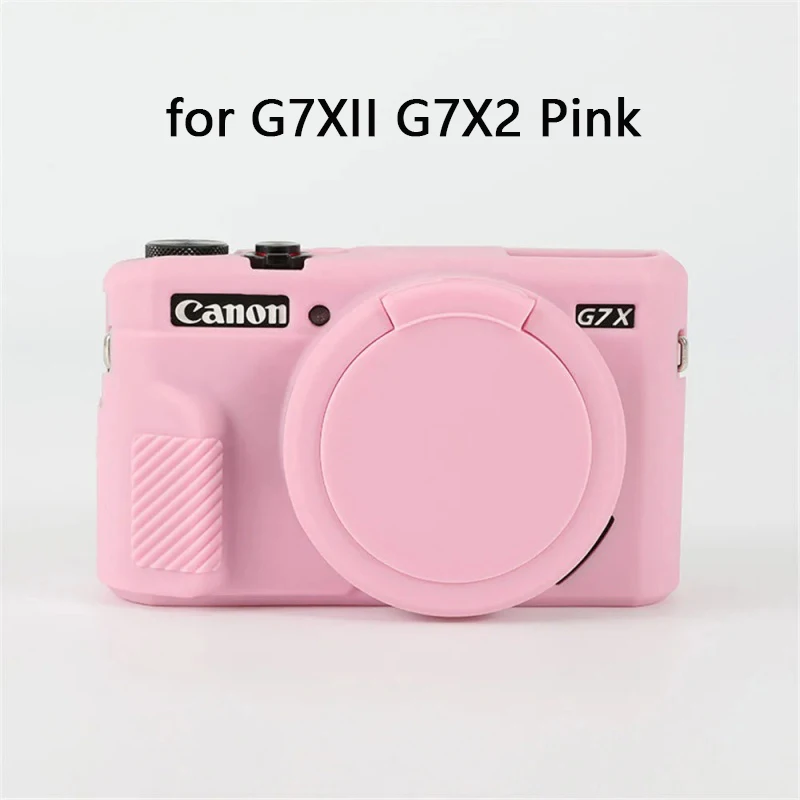 Durable Soft Silicone Rubber Shockproof Camera Body Case with Lens Cap Protection