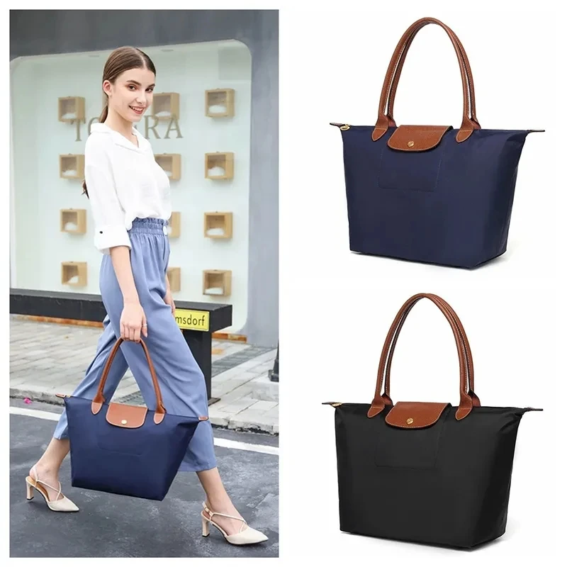 Luxury Designer Handbags Dumpling Bun Bag Foldable Waterproof Nylon Classic  Tote Bags Fashion High-capacity Shopping Bag _ - AliExpress Mobile