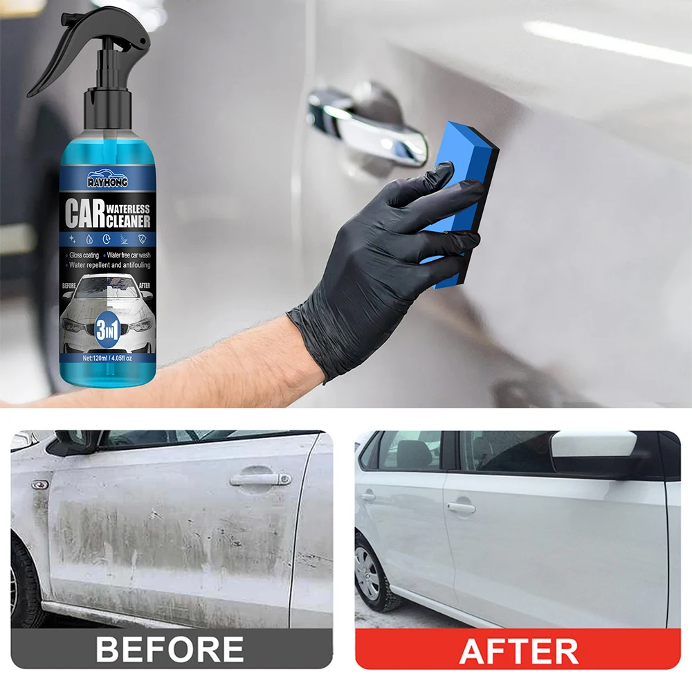 3 in 1 High Protection Car Coating Spray Polishing Spray Set 120ml Ceramic  Car Coating Spray Paint Car Cleaning Maintenance Kit - AliExpress
