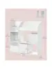 SONGMICS Toy and Book Organizer for Kids, Kids Bookshelf and Toy Storage, Storage Organizer with 2 Storage Boxes, for Playroom 6
