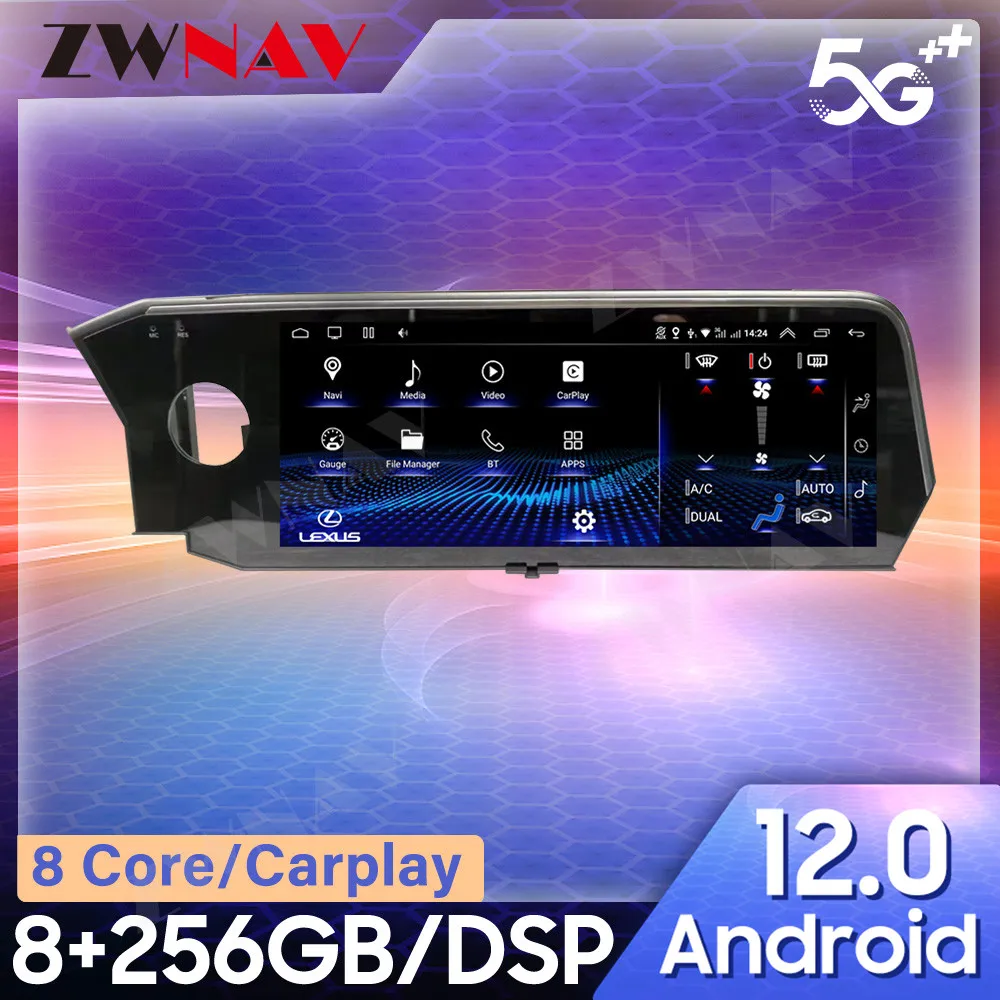 

For Lexus ES 2018-2021 Tesla Style Android Car GPS Navigation Multimedia Player Car Radio Head Unit Player