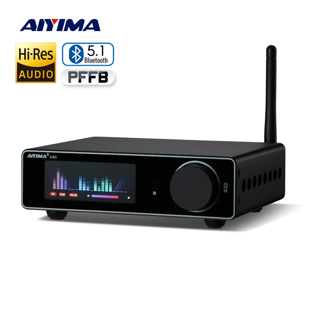 AIYIMA A80 TPA3255 Home Amplifier PFFB Bluetooth DAC Stereo