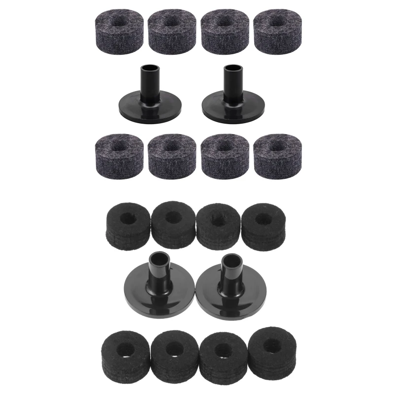 

2024 New 8 Pcs Cymbal Stand Felt Washer Plastic Drum Long Cymbal Sleeves Drum Cymbal Support Musical Instruments Accessory