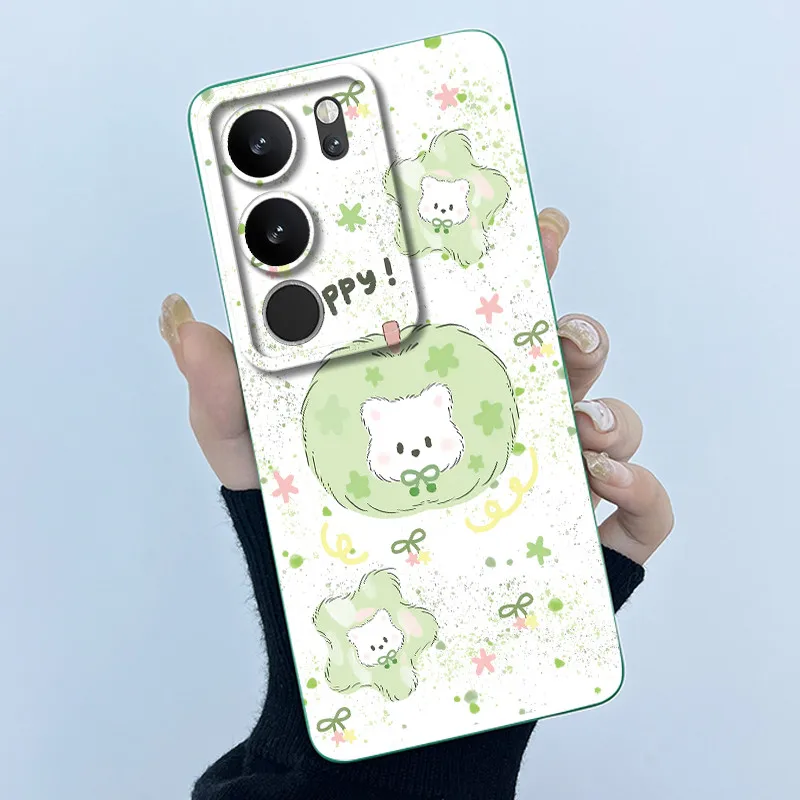 Cute Panda and Cats Silicone Soft Back Cover – Shockproof Casing