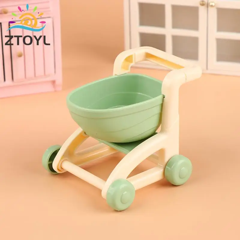 

1 шт., тележка для кукольного домика, аксессуары для кукольного домика