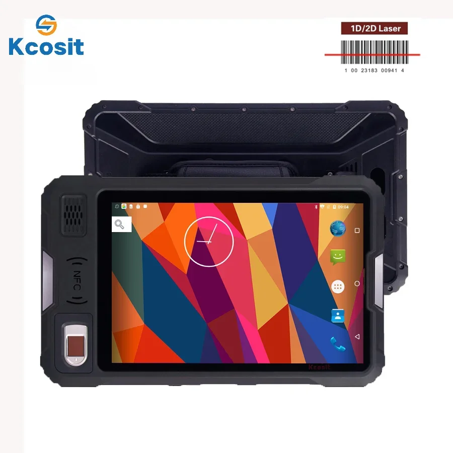 

Kcosit K900 Android Rugged Tablet PC With Fingerprint Reader IP68 Waterproof 8 inch MTK6765 6GB RAM 128GB ROM 4G LTE NFC GPS