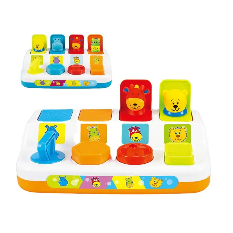 

PopUp Animal Activity Toy Toddlers Montessori Educational Toys Early Education Interactive Activity Center Toy Gifts Toys For