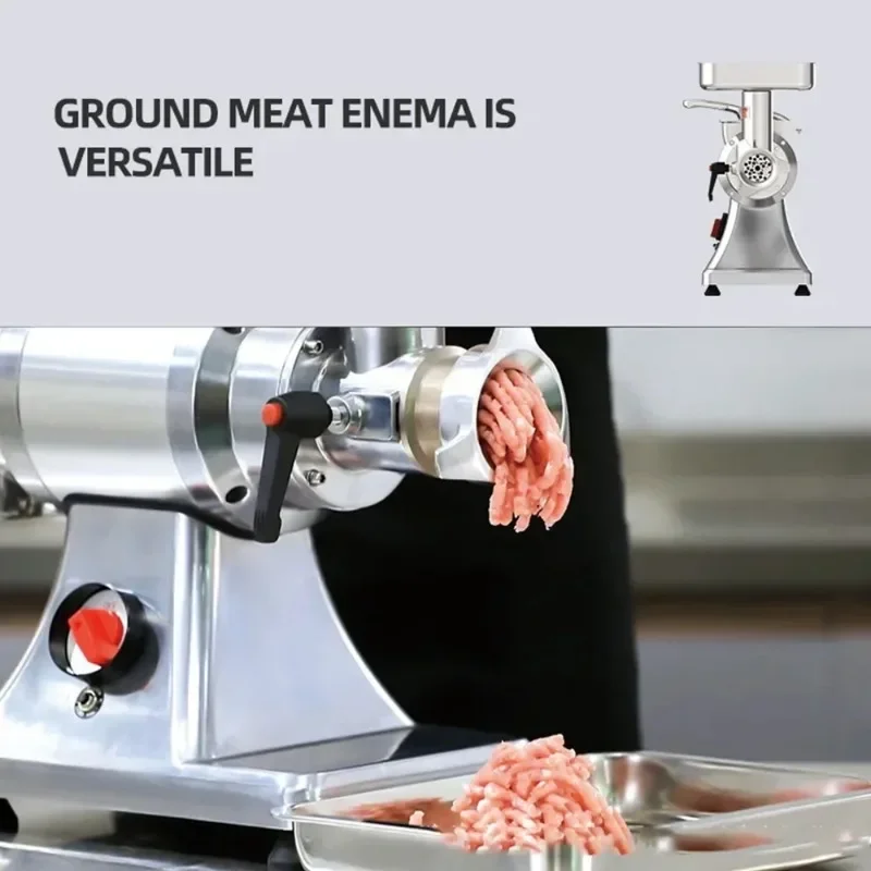 Commercial Meat Chopper Mincer Large Power Electric Meat Grinder Food Crusher Processors Sausage Stuffer Tritatutto 990w 6