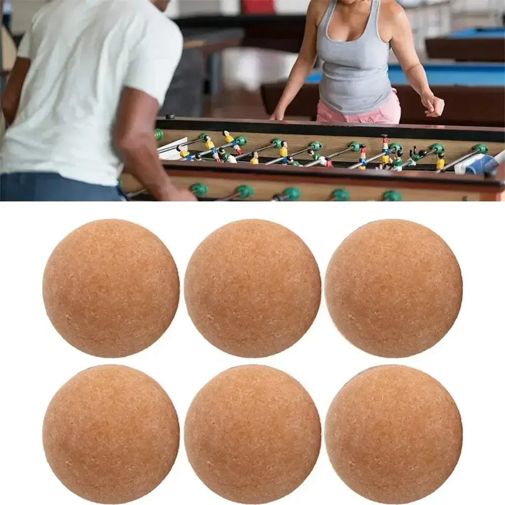 Description Picture 4 of item4PCS Football Baby Foot Fussball Desktop Soccer Babyfoot 36mm Solid Wood plastic frosted Foosball Table Soccer Ball Dropshipping