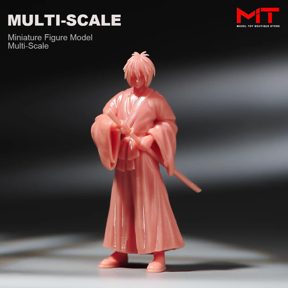 Miniatures Figures 1/87 1/64 1/43 1/24 Samurai Man Resin