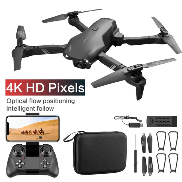 2022 New Mini Drone With Wide Angle HD Drone 4k Profesional Dual Camera WiFi Fpv RC Plane Foldable Quadcopter Dron Gift Toys 1