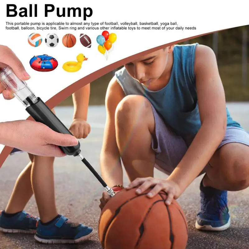Sport Pump Portable Soccer Air Pump Ball For Sports Balls Volleyball Football Accessories Equipment Inflation Devices ball pump