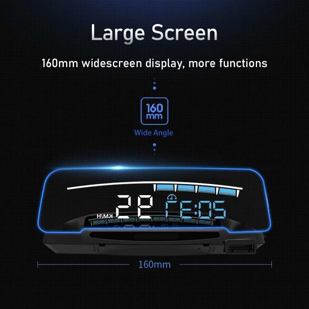Vjoycar ο ̷ HUD ڵ ڵ ÷  ۲  ׼, OBD2 ӵ, KMH MPH  Ȯ  ڵ
