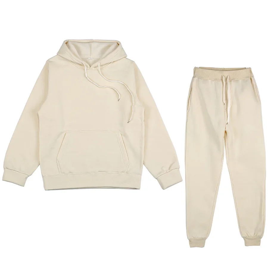 Womens Autumn Winter Tracksuit Warm Fleece Suits Hoodies Tops Casual Sweatshirts Jogging Pant Outfits Sweatpants 2 piece sets 6