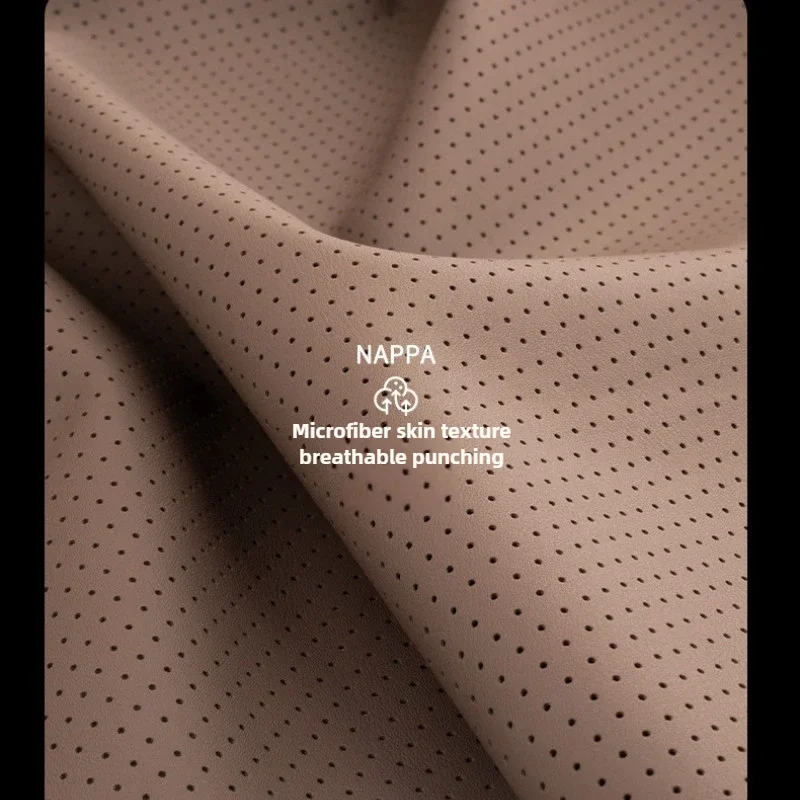 Luxury Nappa Leather Breathable Car Seat Cushion