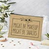 Versatile  Funny Letter Print Zipper Pouch Zipper Versatile Storage Bag Portable Makeup Bag Funny Slogan Gift for Best Friends 3
