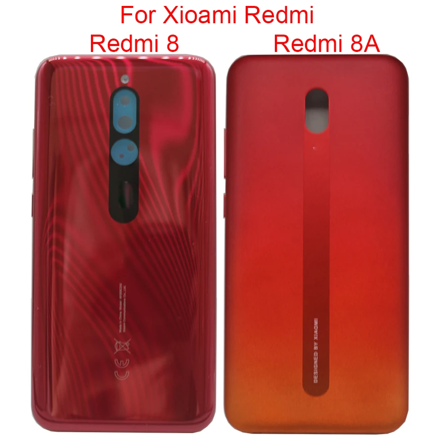 

New For Xiaomi Redmi 8 8a Battery Cover Back Glass Panel Rear Housing case For Redmi 8 Redmi 8A Back battery Cover door