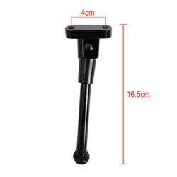 Enhanced Kickstand Foot Support Bracket for Electric Scooters - Durable Side Parking Frame Spare Part (Black)