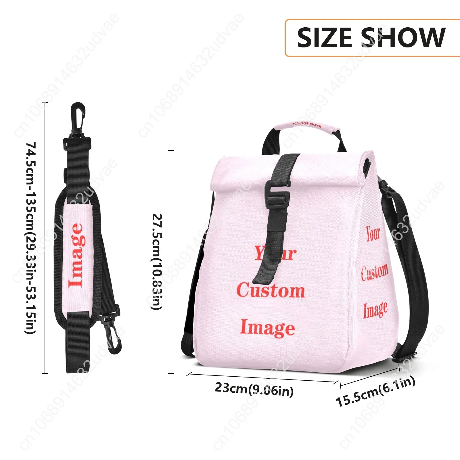New Shoulder Lunch Bag Office Food Refrigerated Bag Men And Women Insulation Cover To Keep Warm Custom Image Cooler Bag Handbag