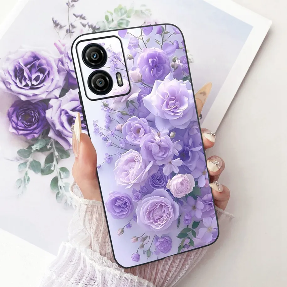 Stylish Butterfly Flower Soft Silicone Phone Case Cover