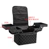 Women Cosmetic Boxes Zipper Nail Art Kit Storage Case Organizer Professional Make Up Handbag Large Capacity Plaid Makeup Bags 5
