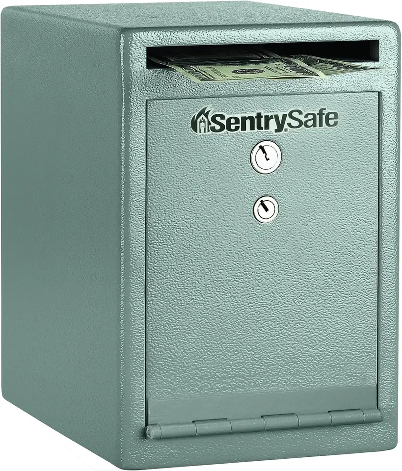 Steel Depository Safe with Dual Key Lock