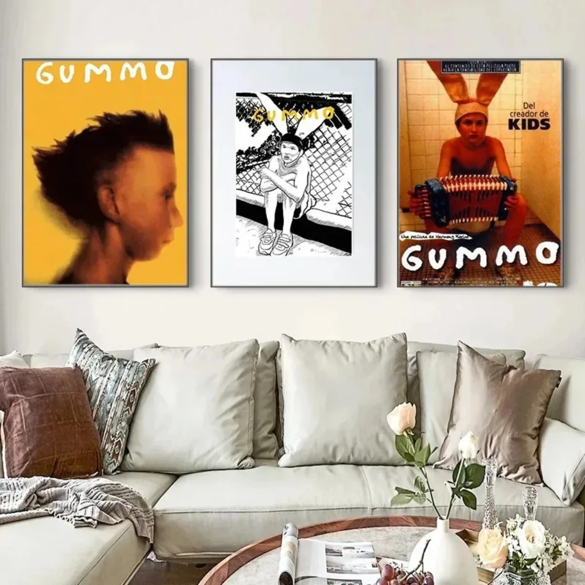 인기 희귀 영화 GUMMO 아트 아트 워크 포스터 및 포스터, 캔버스 페인팅, 벽 아트 그림, 거실 홈 장식 인테리어