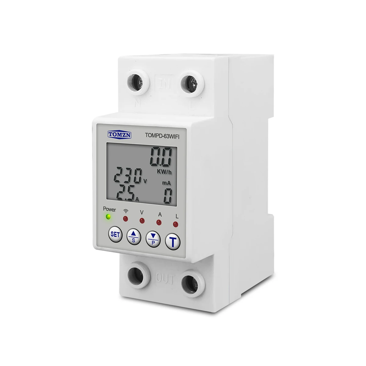 de energia metering timer tensao current protecao vazamento 63a 110v 220v 02