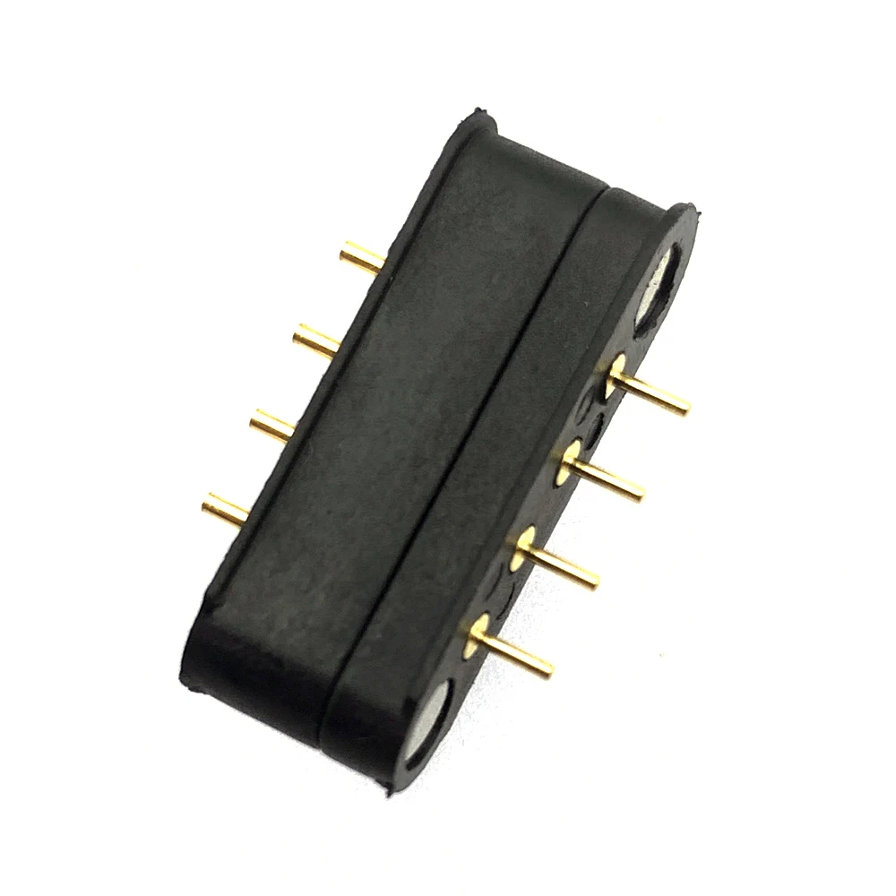 1-3 Paia Connettore Magnetico Dc Anti Reverse 4 Poli Pogopin Maschio Femmina Connettore Pogo Pin Caricato A Molla Ad Alta Corrente