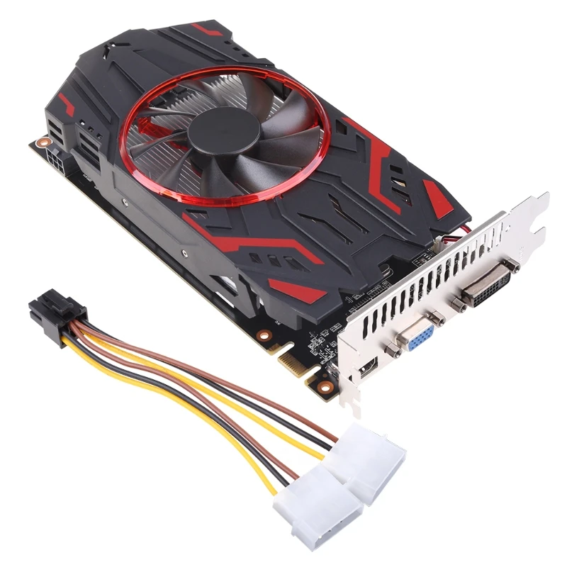 Scheda Grafica GTX550Ti 6GB GDDR5 192 Bit - Doppia Ventola, Uscite HDMI VGA DVI, Per Gaming E Desktop, Compatibile Con DirectX 11