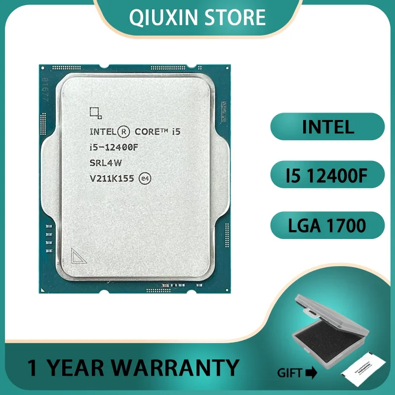 

Для Intel Core i5-12400F i5 12400F процессор 10 нм L3 = 18M 65 Вт 2,5 ГГц 6-ядерный 12-поточный ЦПУ LGA 1700