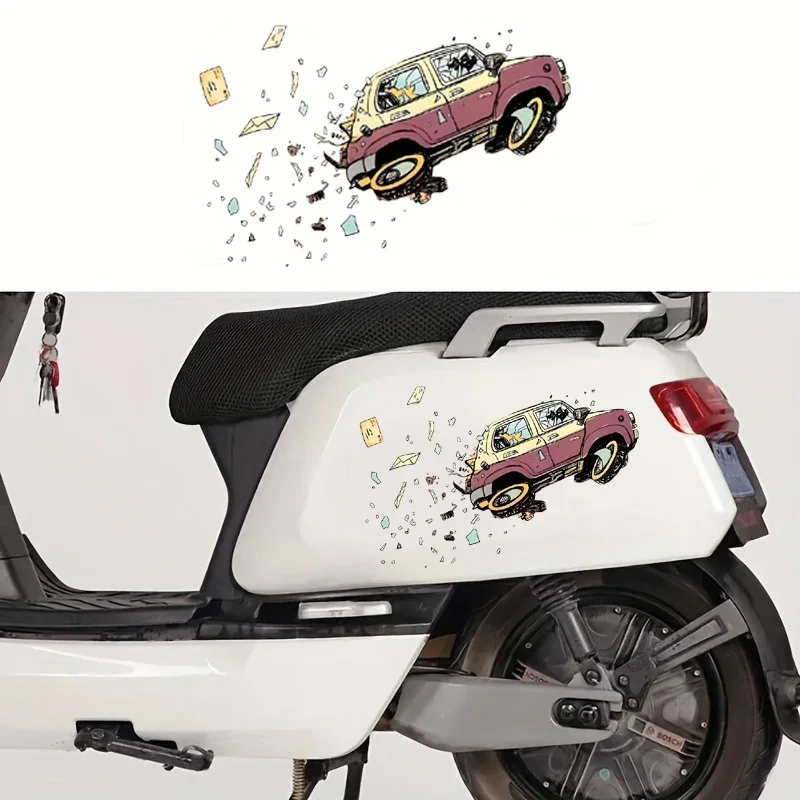 

Автомобильная Маскировка наклейки для маркировки против царапин и водонепроницаемые виниловые автомобильные наклейки для всех транспортных средств, мотоциклетных шлемов и ноутбуков Sti