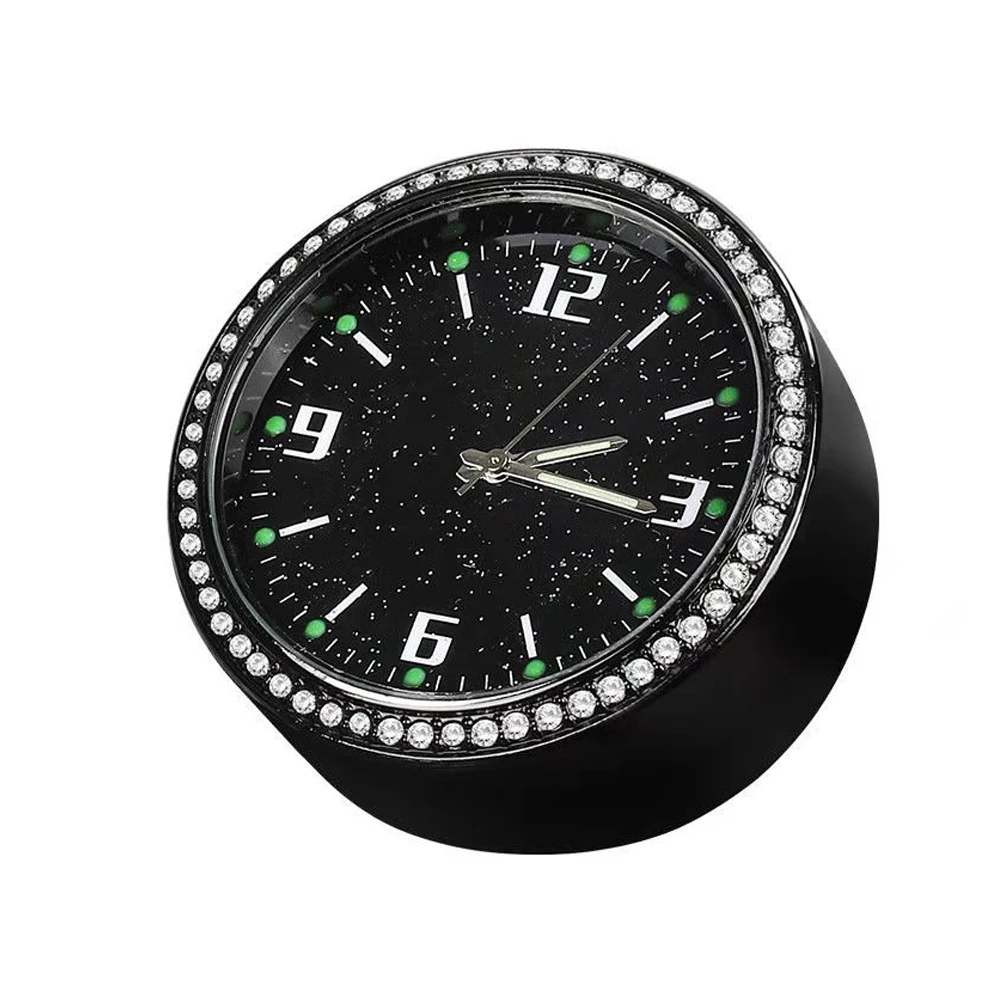Luminous Auto Gauge Clock Mini Car Air Vent Waterproof Quartz Clock Clip Air Outlet Watch for Styling Car Accessories car clock air outlet dashboard clock car clock thermometer