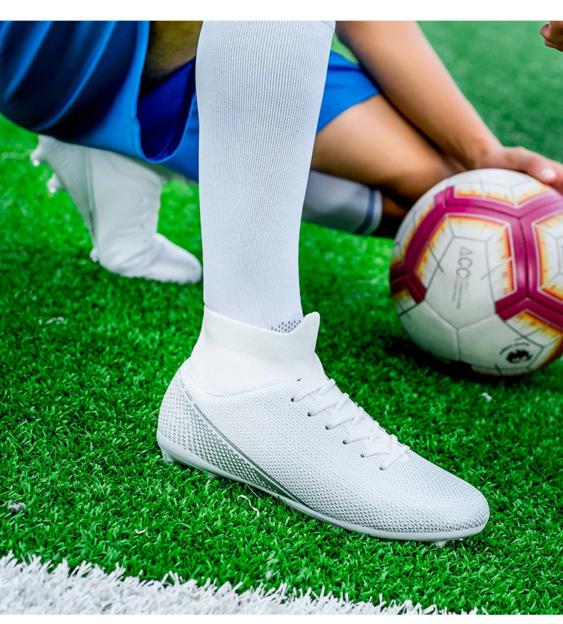 Zapatillas de fútbol para hombre y niño, botas de fútbol FG/TF para interior y exterior, para niños y niñas_voghion.com