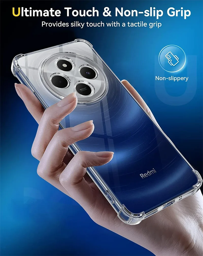 Clear Ultra-Thin Silicone Shockproof Soft Case Cover