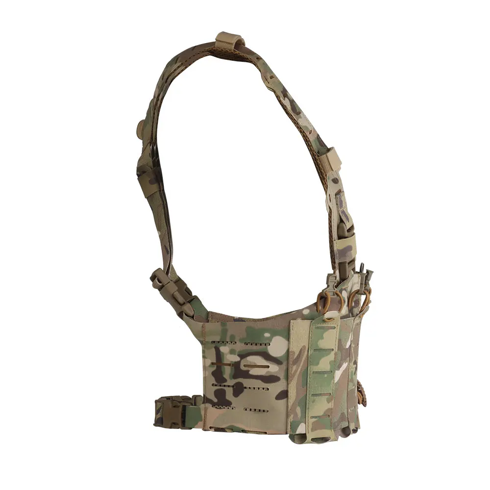 TMC RG Grey M4 Mag Tactical Chest Rig LE 6 Vest For Airsoft Pantball - View #2