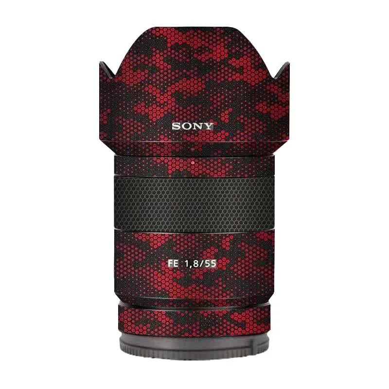 telephoto lens For Sony FE 55mm F1.8 ZA SEL55F18Z Anti-Scratch Camera Lens Sticker Coat Wrap Protective Film Body Protector Skin Cover 1.8/55 external camera screen Photo Studio Supplies