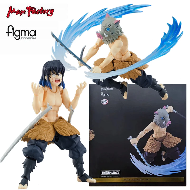 

Max Factory Figma 533-DX Inosuke Hashibira DX Edition Demon Slayer 16Cm Anime Original Action Figure Model Toy Gift Collection