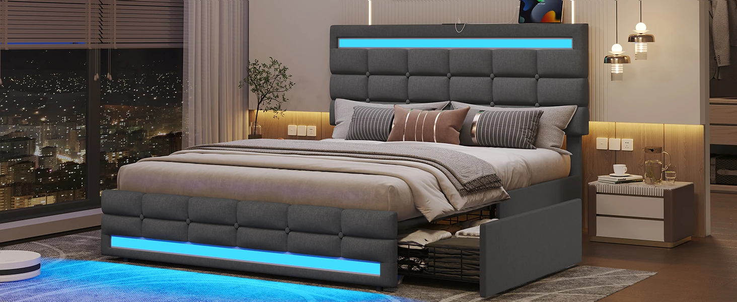 Queen bed frame
