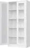 Display Cabinet with Glass Doors,67-inch Curio Cabinets with 4 Adjustable Shelves,Tempered Glass Cabinet Display Case for Home 2
