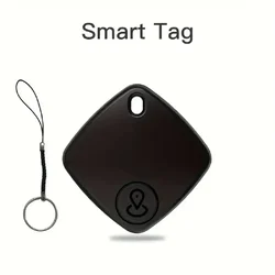 Compact Smart GPS Tracker & Bluetooth Locator - Ultimate Anti-Lost Device for Keys, Wallets, Pets, and Luggage (Black option)