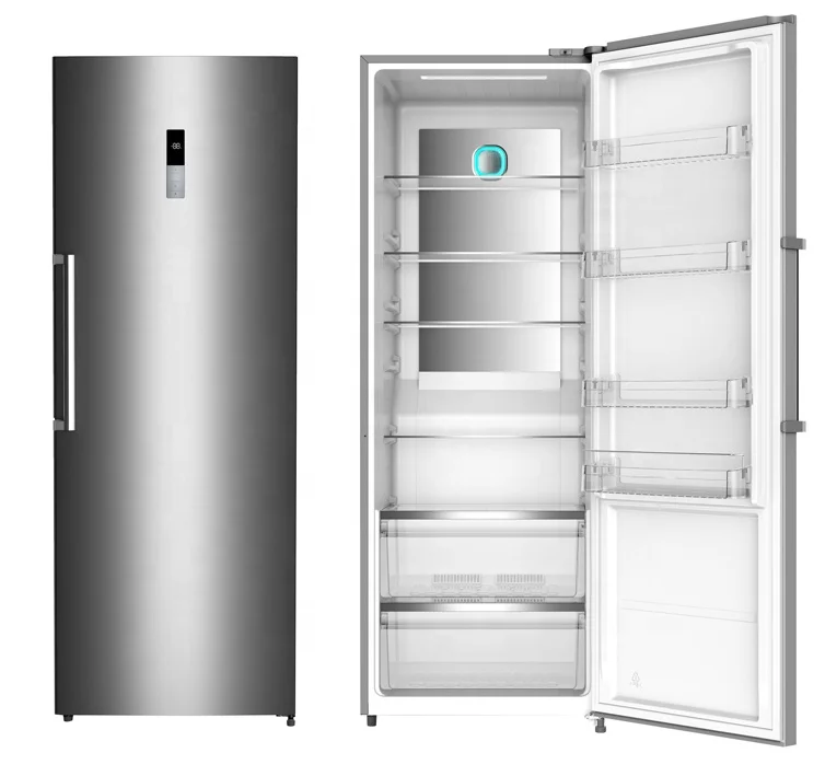 

KS470LW No-frost Stainless Steel Refrigerator Portable Compressor Household Hotel Use OEM Brand Auto-Defrost