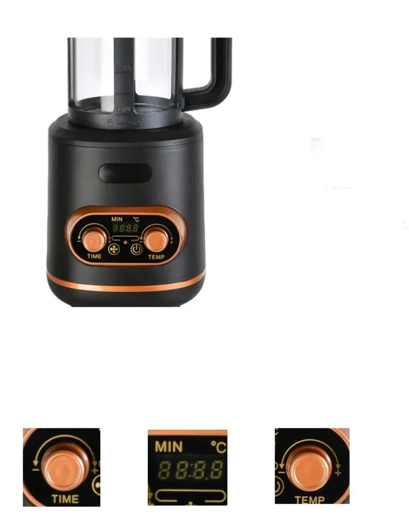 220/110V Electric Mini Household Air Roaster Coffee Machine Home Coffee Bean Roaster Temperature Control Roasting Machine