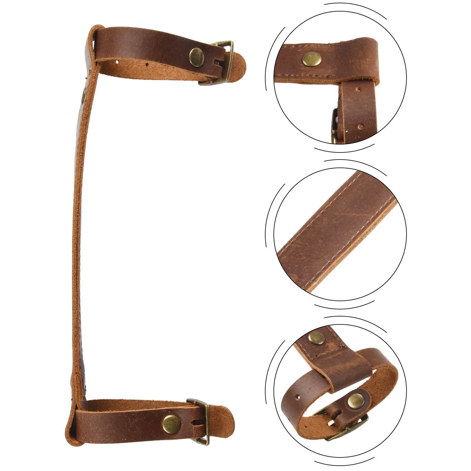 Description Picture 6 of item1pc Bicycle Frame Carry Handle Leather Carry Handle Adjustable For Mountain/road Bike Foldable Bicycle Accessories
