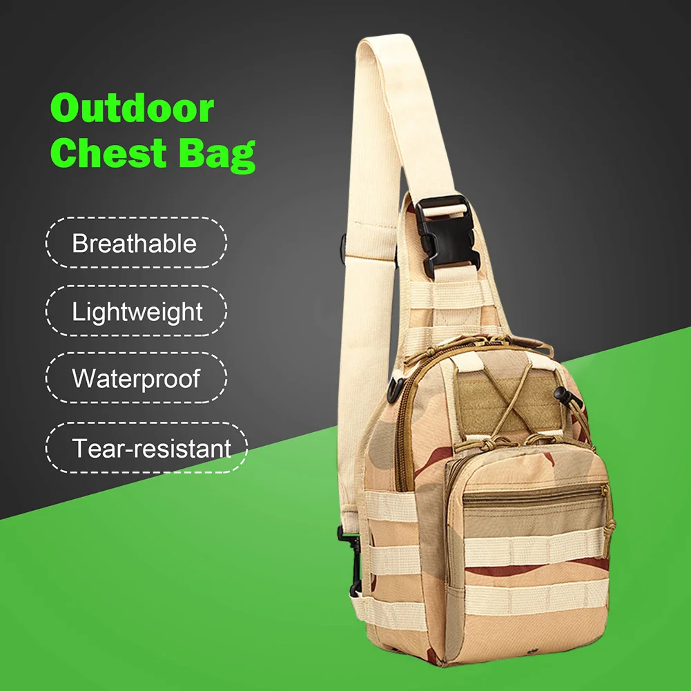 Outdoor Tactical Chest Bag Military Molle Backpack Crossbody