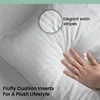 2024 New White Soft Pillow Cushion Seat Inner Filling Cotton-Padded Pillow Core For Car Insert Cushion Core Soft 3