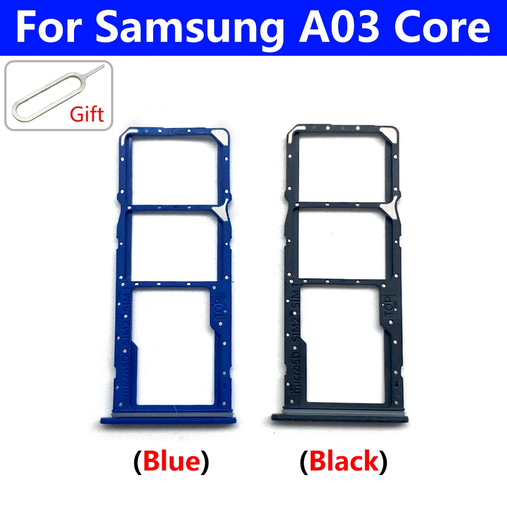 SIM Card Socket Slot Tray Reader Holder Connector Micro SD Adapter Container For Samsung A02S A03S A03 Core images - 6