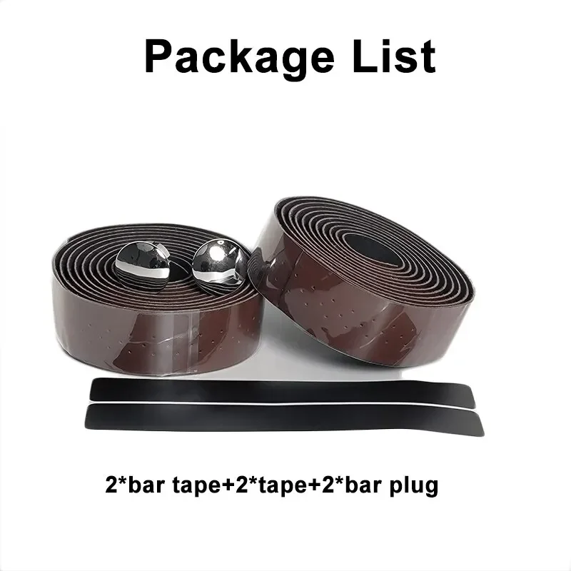 Outdoor Cycling Road Bike Breath Handlebar Tape Pu+EVA Soft Comfotable with Bar Plug Bike Parts bike handlebar tape