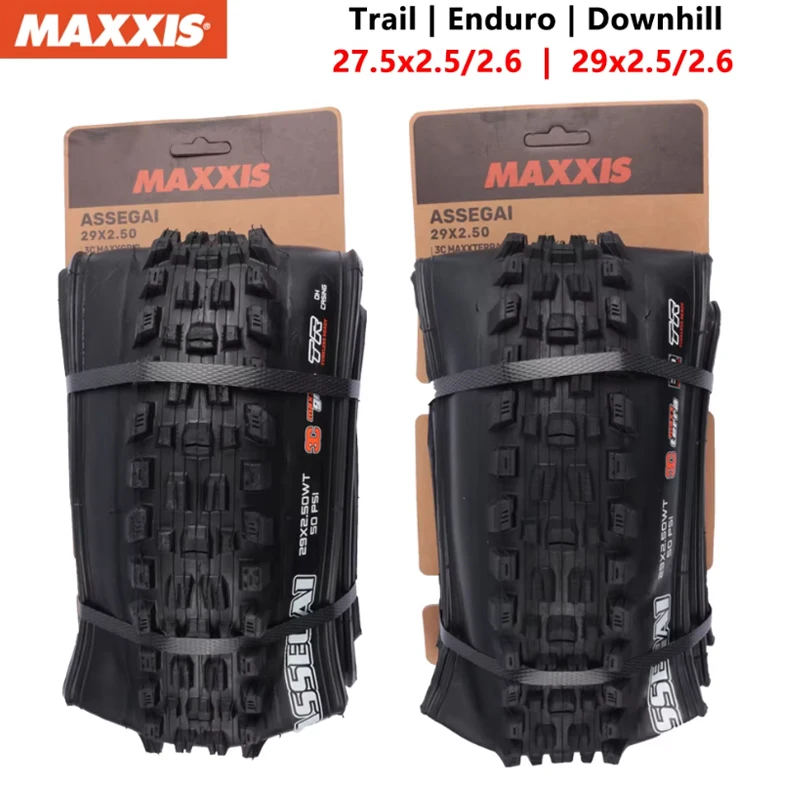 Pneu DH Maxxis Assegai 27.5 X 2.50 Em Kevlar Dh Casing Tubeless 3c Maxx