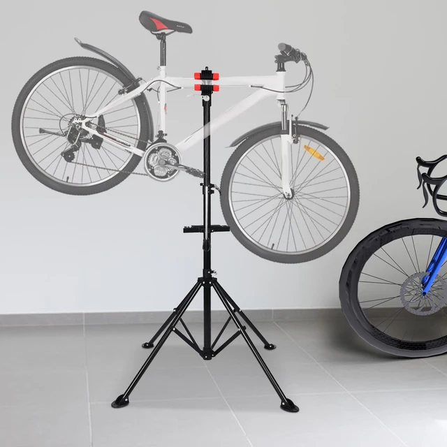Soporte De Reparación Para Bicicleta | Altura Ajustable 1.15-1.7m | Rotación 360° | Barra De Equilibrio 50-89cm | Carga Máxima 50kg | Apto Para MTB, Eléctricas Y Plegables